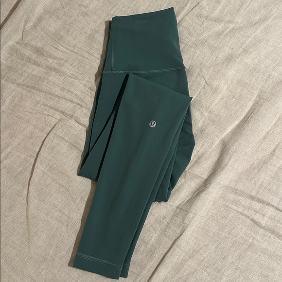 Lululemon Wunder Train High-Rise Tight / Leggings 28” Size 4 Medium Forest - Picture 2 of 7